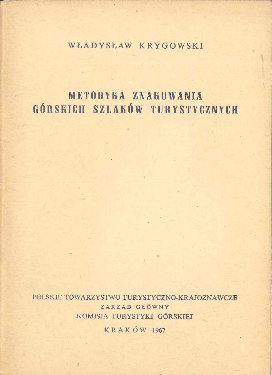 Metodyka znakowania gorskich szlakow turystycznych